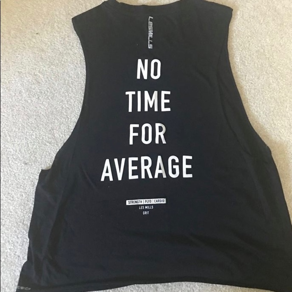 ISO “No Time For Average” Les Mills Tank